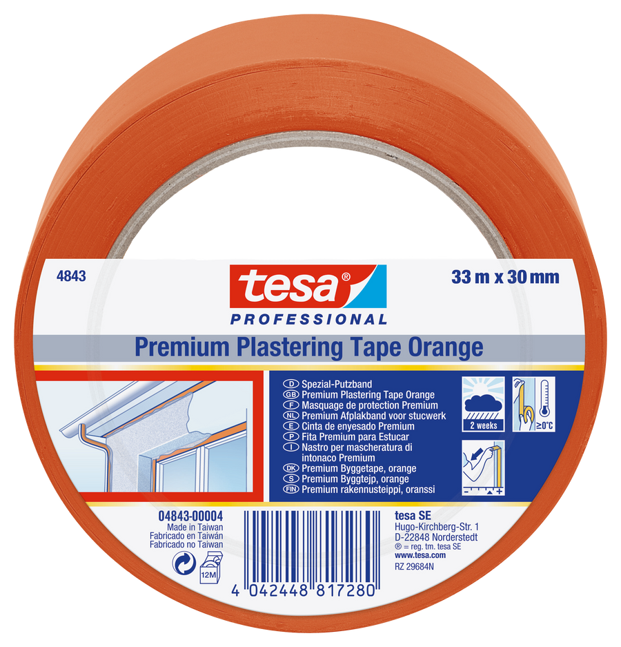 tesa® 4843 byggtejp – produktbild från tillverkaren