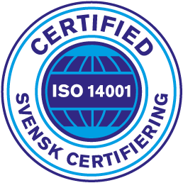 ISO 14001-certifierad
