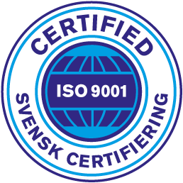 ISO 9001-certifierad