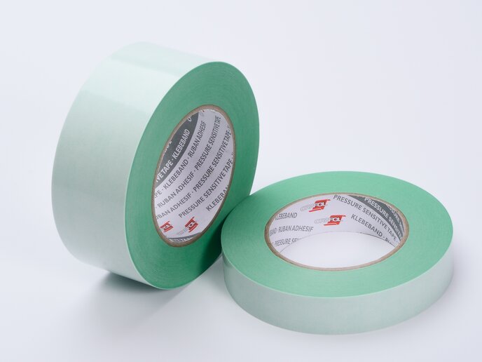 Orafix® 1290 Dubbelhäftande vattenlöslig tissuetejp grön 90 µm