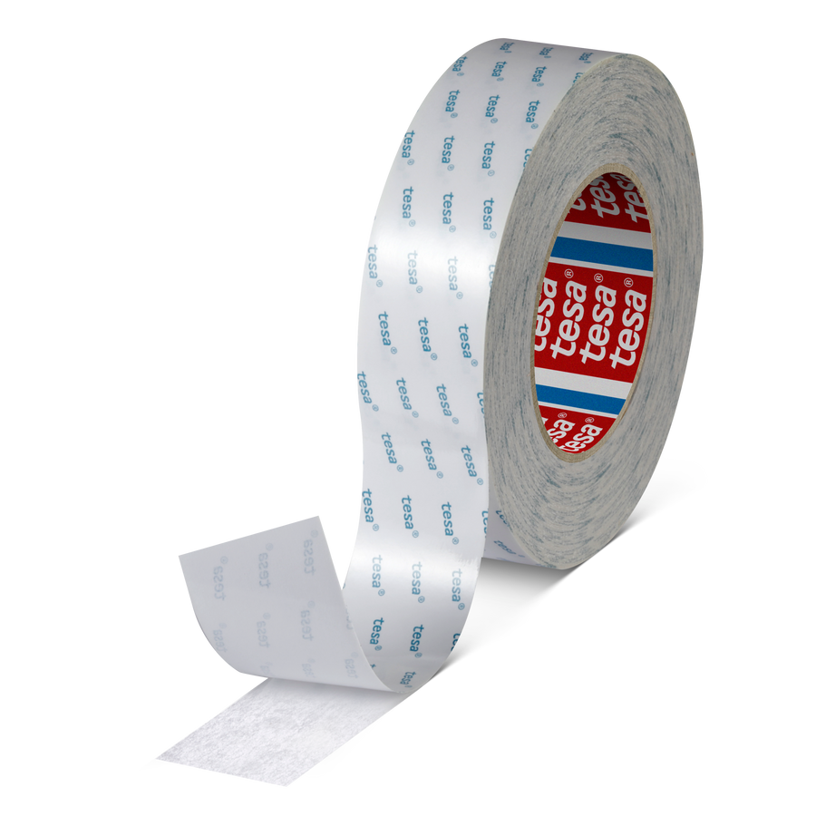 tesa® 4943 Dubbelhäftande vävtejp - tesa-4943-double-sided-non-woven-tape-white-transluscent-049430000704-pr.png