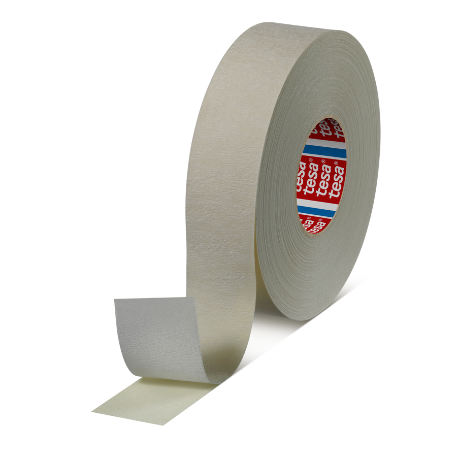 tesa® 4974 Dubbelhäftande tejp med tygbärare - tesa-4974-double-sided-tape-with-fabric-backing-white-049740008600-pr.png